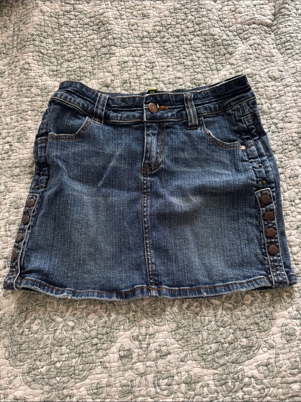 Dollhouse Vintage Blue Denim Mini Skirt